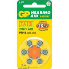 Hearing aid battery 1.4V Zinc ZA13