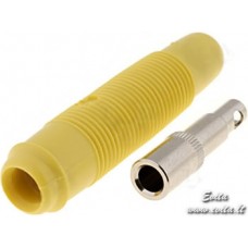 Banana socket for cable yellow Banana socket for cable yellow
