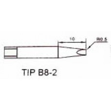 Spare tip diam. 2.0mm B8-2 for ZD-708 soldering iron