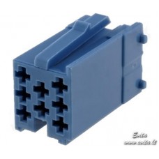 Mini ISO plug 8pin blue