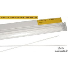 Silver solder Ø2mm L500mm 30%Ag with flux Silver solder Ø2mm L500mm 30%Ag with flux
