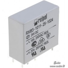 Relė RM83-1011-25-1024 (24VDC 16A/250VAC 2U)