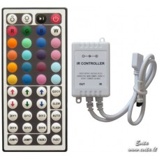 RGP LED strips controller 12V 3x2A with remote control IR44