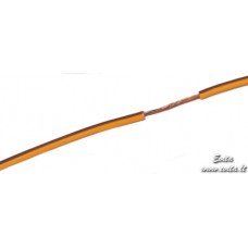 Wire R2 0.5mm² brown/orange, 1m