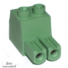 Plugs for pluggable terminal blocks 2pin 10.16mm angled green
