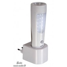 Rechargeable LED torch with PIR sensor 14+6LEDs 