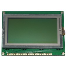 LCD indikatorius DEM128064ASYH-LYT 128x64 (0.48x0.48)mm su pašvietimu ir jutikliniu ekranu