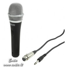 Dynamic microphone MIC50 50-15000Hz 72dB jungtis 6.3mm 