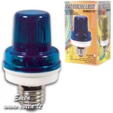 Strobe lamp E27 40times/min. 3.5W 230V blue