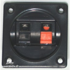 Socket for acoustic columns su 2 pressed contacts (56x56 mm)