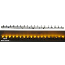 Šviesos diodų lanksti juosta 18LED 12VDC 16x308mm geltona