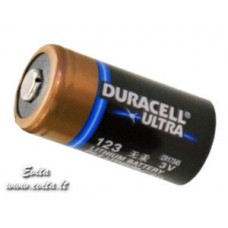 Lithium battery CR123 3V DURACELL