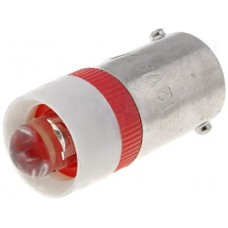 Lamp 12V  LED BA9S red