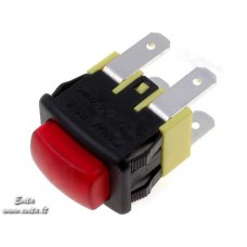 Push button switch PS5210BRS 16A/250VAC ON-OFF red