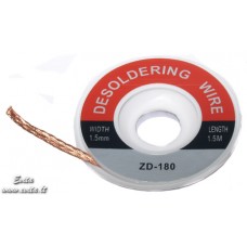 Desoldering rope 1.5mm ZD-180