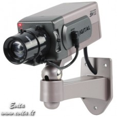 Stebėjimo kameros imitacija vidaus sąlygoms 