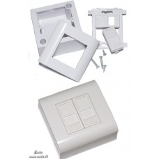 Surface mounting box for RJ45