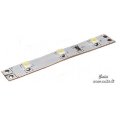 Flexible LED strip  3xLED 12V 20mA 8x50mm white (1m=20pcs)
