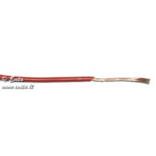 Wire H05V-K 0,75mm² red, 1m.