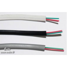 Telephone cable 2-wire, 1m.