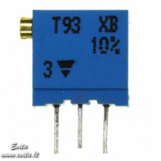 Adjustable multiturn resistor T93XB 2,2K