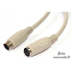 Cable "DIN6 mini male – DIN6 mini female" 2m