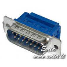 Switch-plug DB15/2 with pressing for flat cable