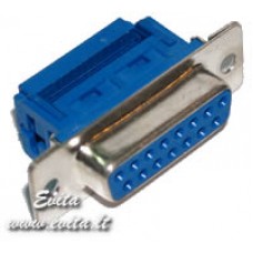 Socket DB15/2 with pressing for flat cable