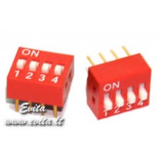 DIP switch DS-04 OFF-ON