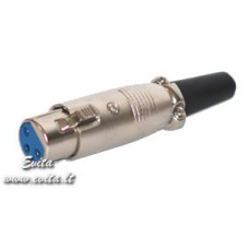 XLR3 socket for cable