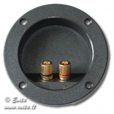 Socket for acoustic columns with 2 screwed BANAN sockets