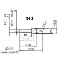 Tip for soldering station’s ZD-916 soldering-iron