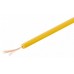 Insulated copper wire 1x0.14mm², 10m. yellow