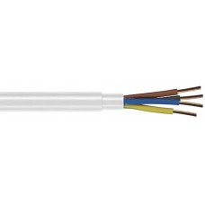 Cable (N)YM-J 4x1.5mm², 1m. white