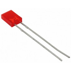 Light-emitting diode 2x5x7mm red diffusive 514ID