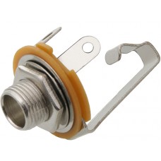 6.3mm mono socket for soldering
