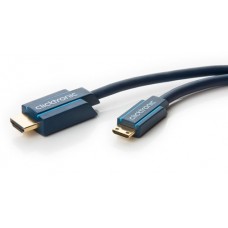 Kabelis "mini HDMI kištukas - HDMI kištukas" 2m Clicktronic