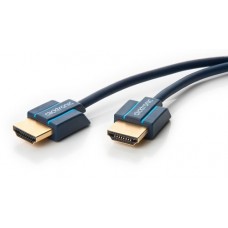 Kabelis "HDMI kištukas - HDMI kištukas" 1.5m HDMI1.4 plokščias Clicktronic