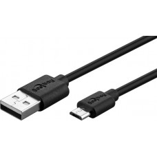 Cable "USB A male – micro USB B male" USB2.0 1m 