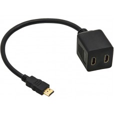 Adapter "HDMI male - 2x HDMI female" 0.2m