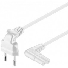 Power cable "Euro plug (Type C CEE 7/16) - Device jack C7" 1.5m white