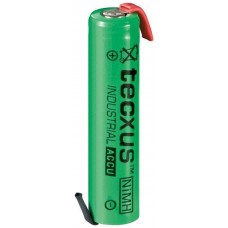 Rechargeable Battery R03(AAA) 1.2V 800mAh NiMH Tecxus Solder tail (Z)