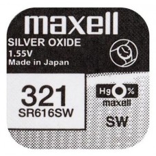 Sidabro oksido elementas S321 (SR65,SR616SW)-A1 1.55V Maxell