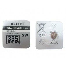 Sidabro oksido elementas 335 (SR512SW) 1.55V Maxell