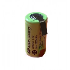 Reachargeable Battery SC 1.2V 2200mAh Ni-MH with Leads
