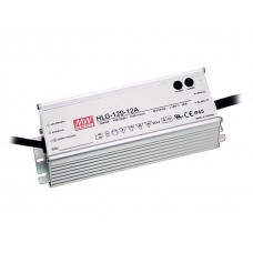 LED impulsinis maitinimo šaltinis HLG-120H-12B 12V 10A valdomas PFC IP67 Mean Well