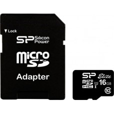 Atminities kortelė Micro SD 16GB CL10 Silicon Power