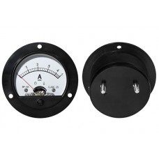 Analogue current panel meter DC 5A ⌀65mm
