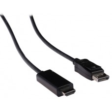 Kabelis "HDMI kištukas - DP(DisplayPort) kištukas" 2m 