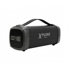 Nešiojama garso kolonėlė XPLORE XP-848 20W FM/USB/MicroSD/AUX/BT carbon